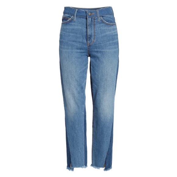 Sam Edelman MARY JANE Fringe Hem Contrast Jeans - Picture 6 of 12